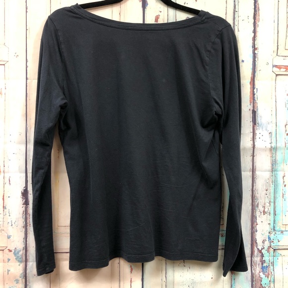 LOFT Basic Black Top - Picture 5 of 7